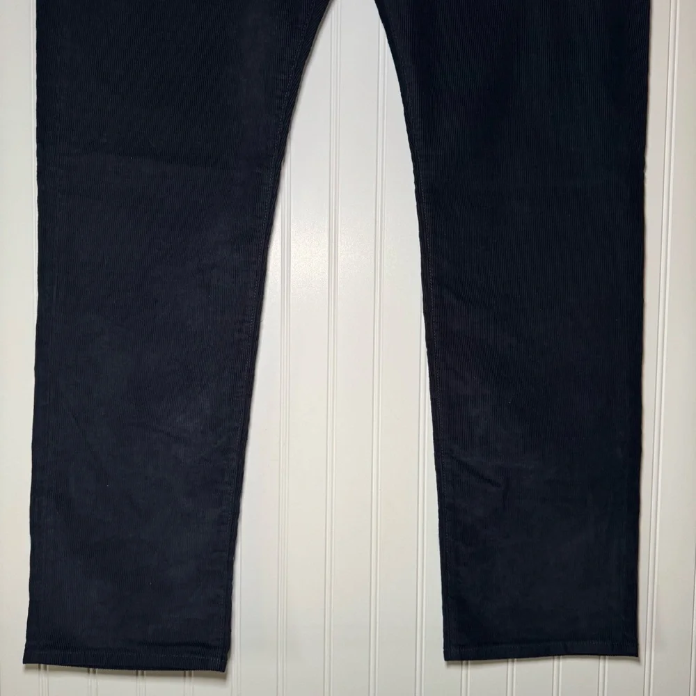 J. Crew 484 Slim Corduroy Pants Men's‎ Size W40 X L32 Blue Zip Closure Pockets